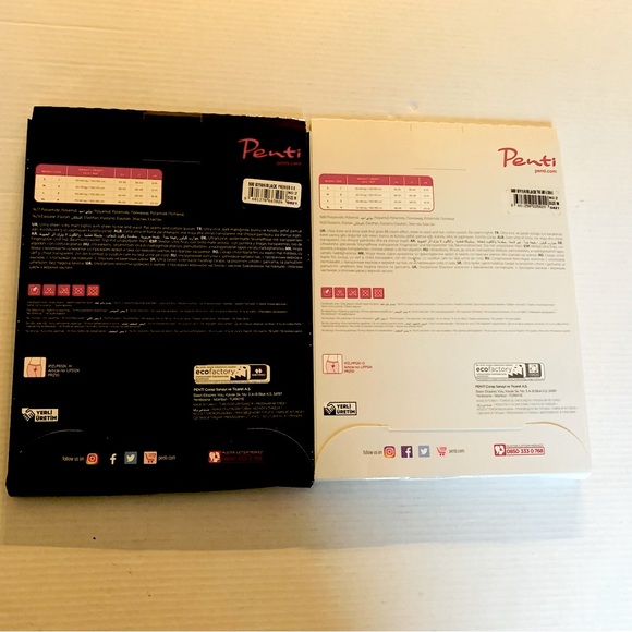 2 New packs ultra thin 5 Den & 6 Den black panthyhose tights perfumed sandal toe - Picture 3 of 4